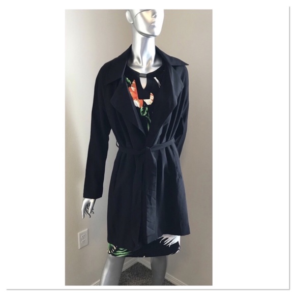 Black Trench Coat - Picture 4 of 4